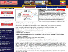Tablet Screenshot of myanmar-visa.org